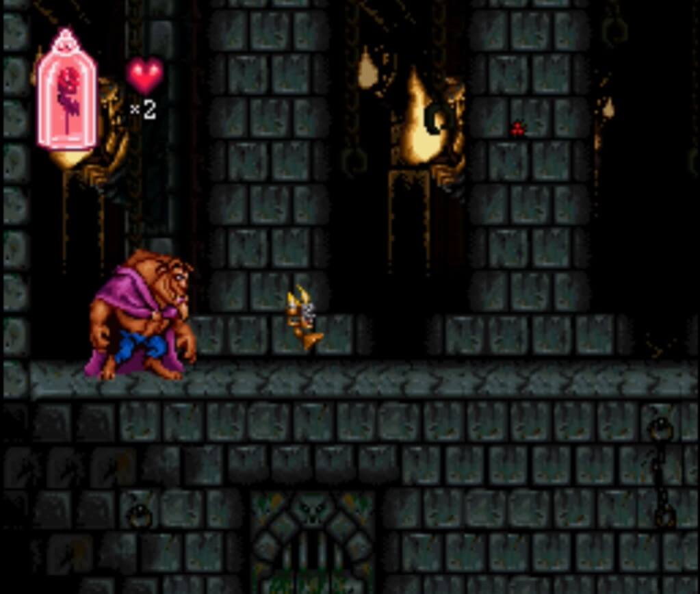 Disney’s Beauty and the Beast - геймплей игры Super Nintendo\Famicom